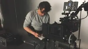 1st Assistant Camera by the camera, logging details for U2 project by Films.Solutions