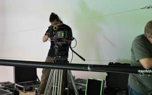 Second Assistant Camera at Films.Solutions preparing the camera for the U2 project