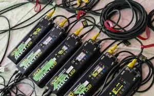 Series of lighting controllers used in U2 project by Films.Solutions