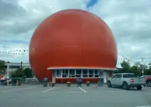Meeting with the following crew at the iconic Orange Julep in Montreal during the 'Race Across the World 3' production.